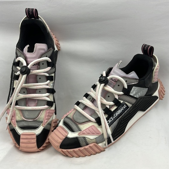 Dolce & Gabbana Shoes - Dolce & Gabbana Woman’s pink and black athletic shoes size 8.5 USA